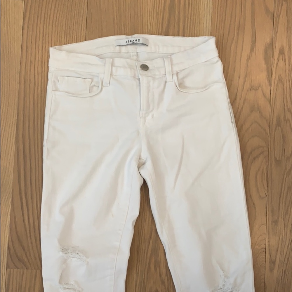 JBDAND white ripped jeans